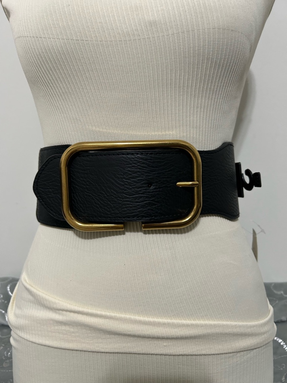 NWT Cato Brad Wide Waist Belt with Gold Buckle - Back, Size 2X - Picture 2 of 4